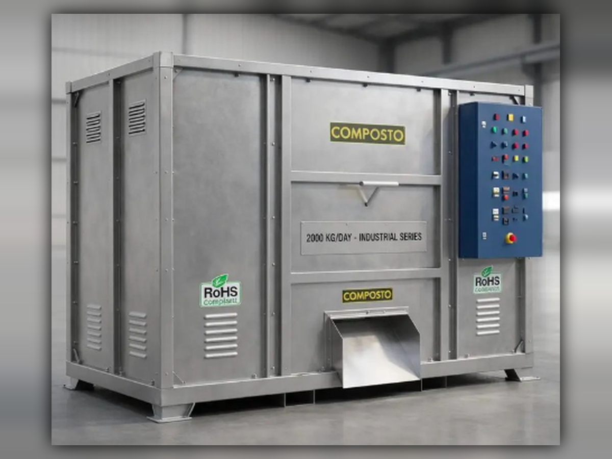 Turnkey Plant — 1–5 TPD per day compost machine