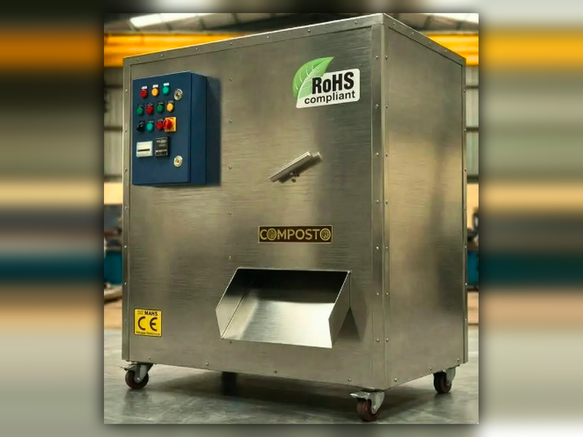 COMPOSTO SMART 50 — 50 Kg per day compost machine