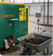 Smart Organic Recycling Unit, Aarohan Resort — COMPOSTO compost machine installation at Jammu, Jammu & Kashmir
