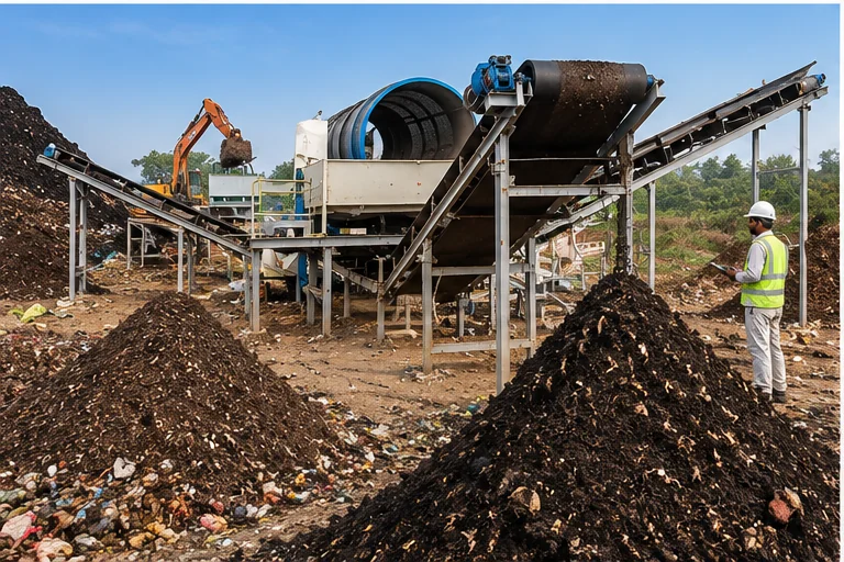 C&D waste screening and grading equipment