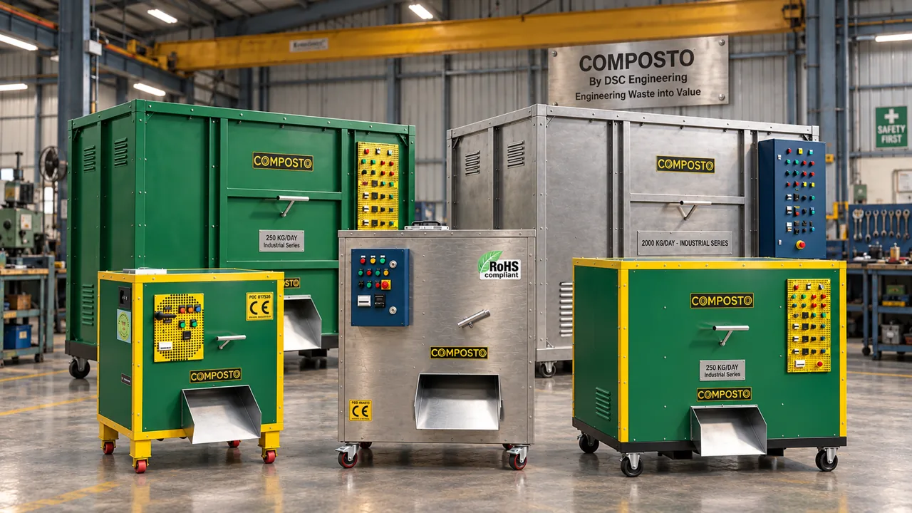 COMPOSTO composting machine range