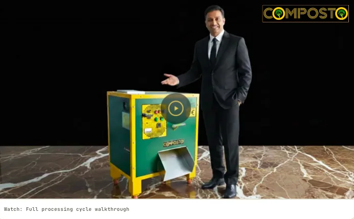 COMPOSTO machine video preview